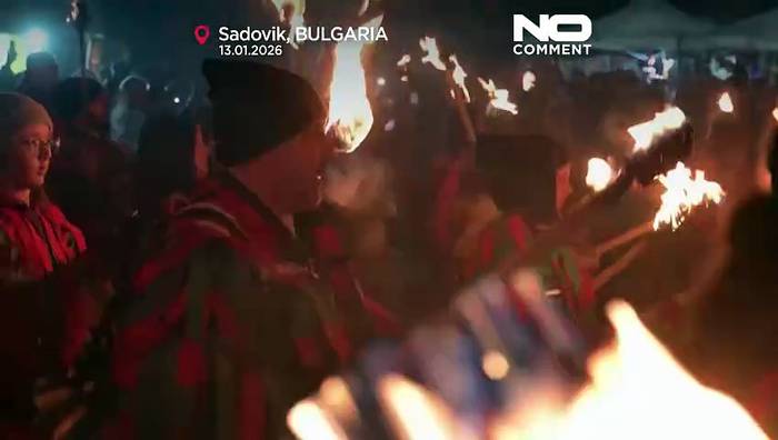 News video: Bulgariens Kukeri-Tänzer lassen uralte Winterrituale aufleben