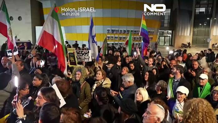 News video: Protest in Israel: Solidarität mit Demonstrierenden im Iran nach Wochen der Unruhen