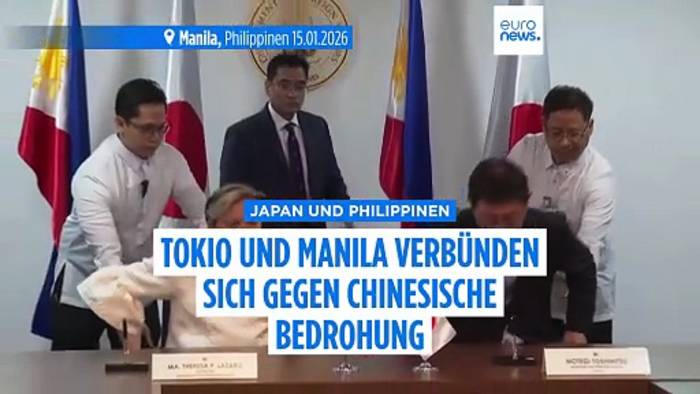 News video: Japan und Philippinen zeichnen Verteidigungspakt gegen chinesische Bedrohung