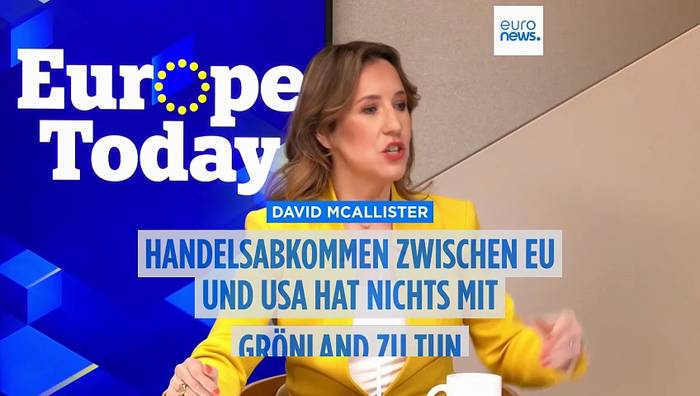 News video: EU-Spitzen-Abgeordneter McAllister: Müssen EU-USA-Handelsabkommen vom Grönland-Streit trennen