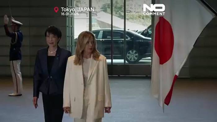 News video: Japans und Italiens Premiers beraten in Tokio über Sicherheit und Handel am Geburtstag Melonis