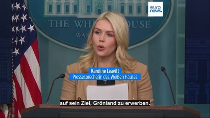 News video: Weißes Haus: Europäische Truppen in Grönland beeinflussen Trumps Pläne nicht