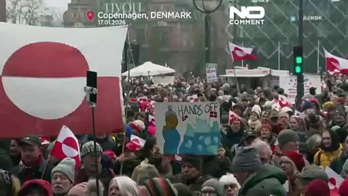 News video: Kopenhagener demonstrieren für Grönland gegen Trumps US-Kontrollpläne