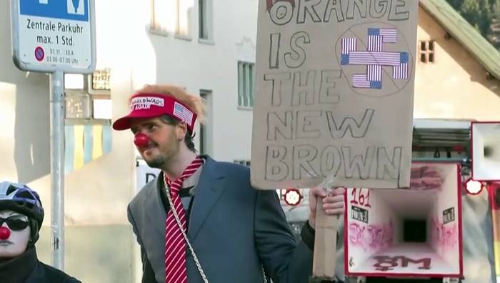 News video: Davos: Hunderte protestieren gegen Trump und das Weltwirtschaftsforum