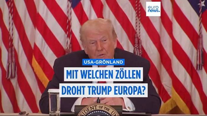 News video: Hintergrund erklärt: Welche Zölle hat Trump Europa wegen Grönland angedroht?