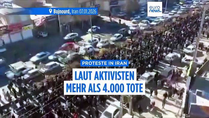 News video: Aktivisten: Über 4.000 Tote nach blutiger Niederschlagung der Proteste im Iran