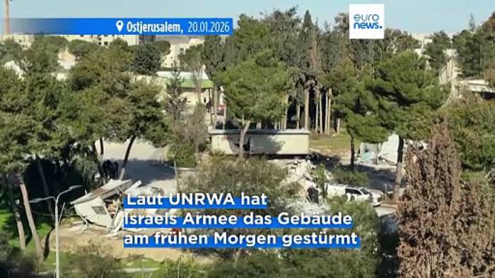 News video: Israel zerstört UNRWA-Gebäude in Jerusalem – Guterres verurteilt den Schritt scharf