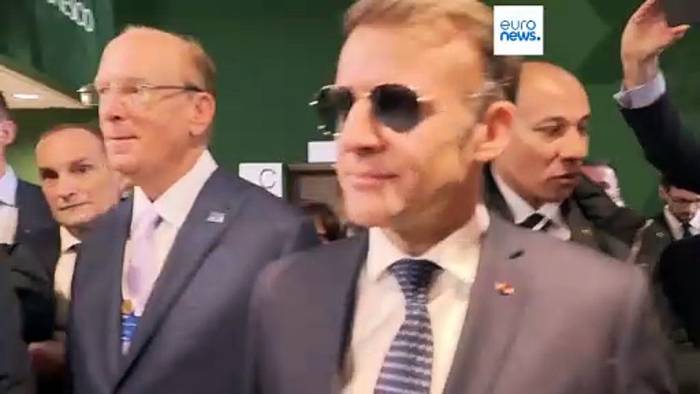 News video: Macron in Davos: 