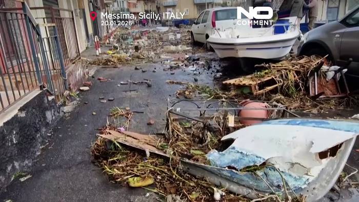 News video: Sturm Harry bringt Überschwemmungen auf Malta, auf Korsika und in Katalonien