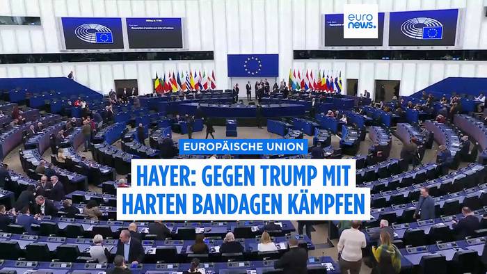 News video: Renew Europe-Vorsitzende Hayer: Müssen Trump mit harten Bandagen bekämpfen