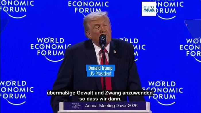 News video: Donald Trump in Davos: USA wollen 