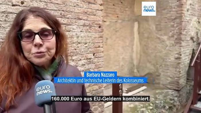 News video: Geheimgang der Kaiser im Kolosseum: Commodus-Passage in Rom für Besucher geöffnet - dank EU-Mitteln