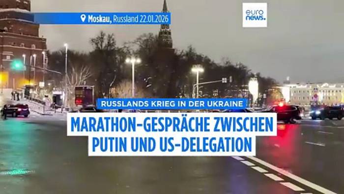 News video: Trump-Team führt Marathon-Gespräche mit Putin in Russland zu Ende des Ukraine-Kriegs