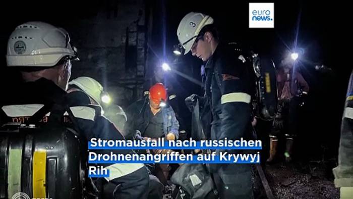News video: Kumpel nach russischem Angriff aus ukrainischem Bergwerk gerettet
