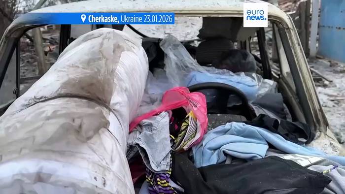 News video: Notstand und eisige Kälte in der Ukraine: EU schickt Notstromaggregate