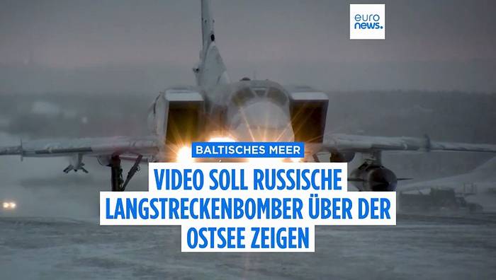 News video: Video veröffentlicht: Russische Luftstreitkräfte patrouillieren über der Ostsee