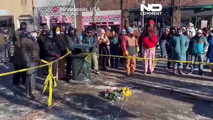 News video: Hunderte kommen zur Gedenkfeier für Alex Pretti, den ein Grenzschutzbeamter in Minneapolis tötete