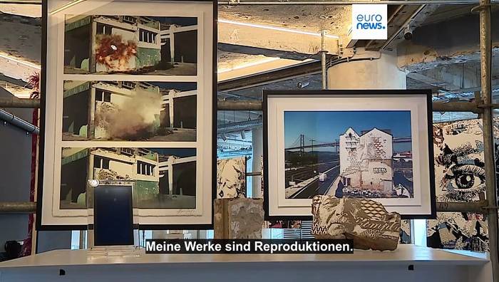 News video: Vhils zeigt in Lissabon zwei Jahrzehnte urbaner Kunst im Wandel