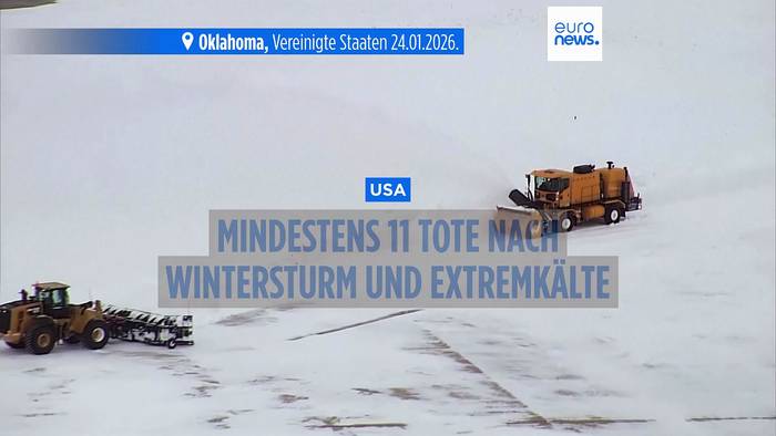 News video: Extrem-Kälte und Notstand in den US-Bundesstaaten - Zahl der Toten steigt