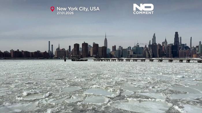 News video: Eiseskälte im Osten der USA, Flüsse frieren zu