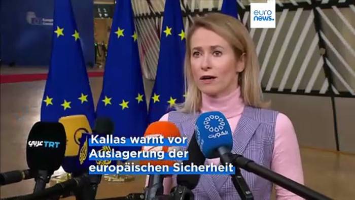 News video: Kallas: Wandel der EU-USA-Beziehungen ist 