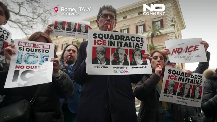 News video: Italiens Opposition protestiert gegen ICE-Rolle bei Olympia in Mailand-Cortina