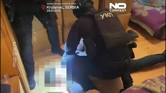 News video: Serbien: Polizei stellt in Kruševac fünf Tonnen Marihuana sicher