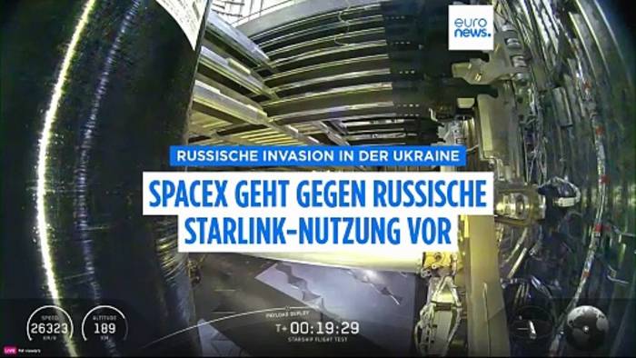 News video: Ukraine: Elon Musk will Starlink-Nutzung durch Russland stoppen