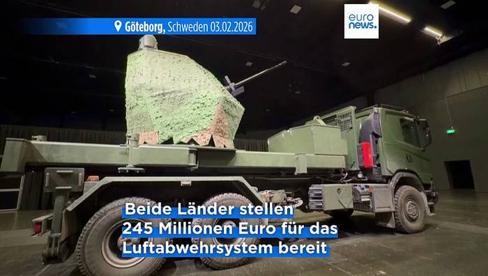 News video: Schweden und Dänemark spenden der Ukraine Luftabwehrsystem für 245 Mio. Euro