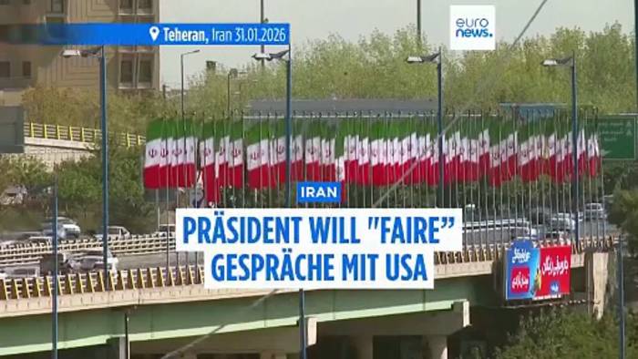 Video: Wende in Teheran: Irans Präsident unterstützt Gespräche mit den USA trotz Eskalation