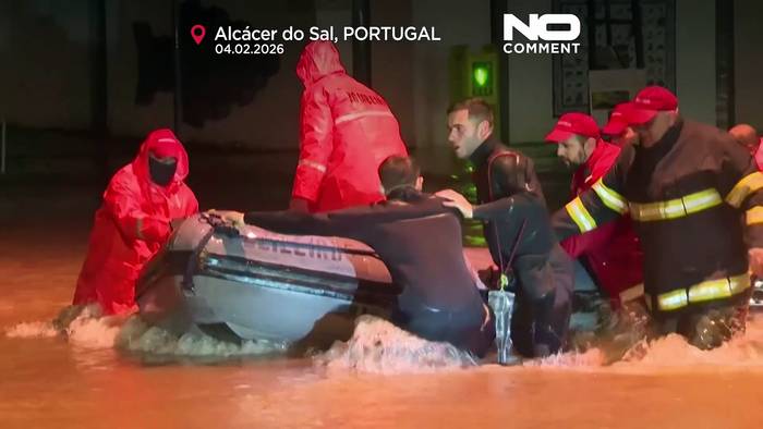 News video: Sturm Leonardo: Flüsse treten über die Ufer, tödliche Überschwemmungen in Portugal