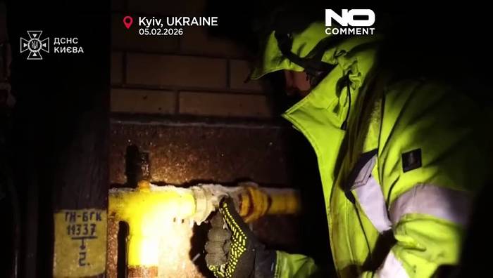 News video: Russische Drohnen treffen Kyjiw – Stadt kämpft mit Stromausfällen und Kälte