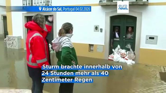 News video: Fluten nach Sturm 
