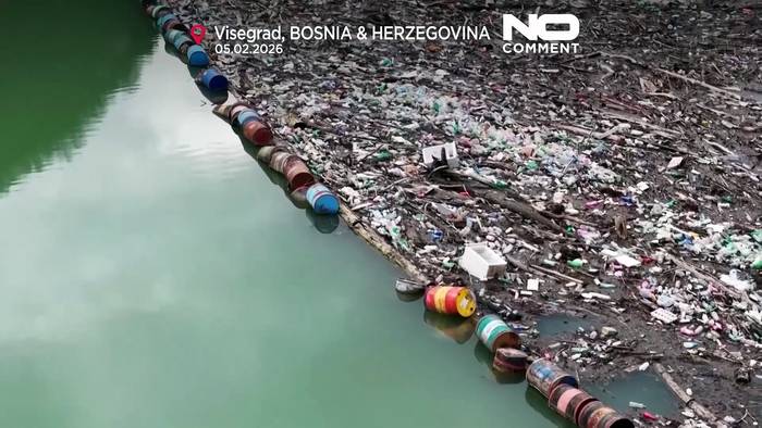 News video: Plastik, Sofas, Klinikmüll: Bosniens Fluss-Albtraum ist zurück