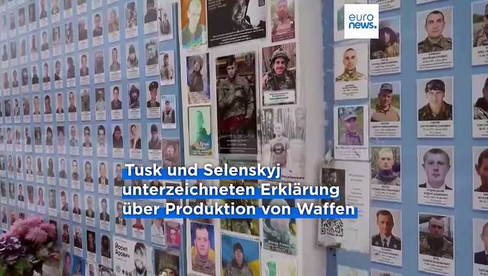 News video: Kampfflugzeuge für die Ukraine: Tusk sendet in Kyjiw ein klares Signal