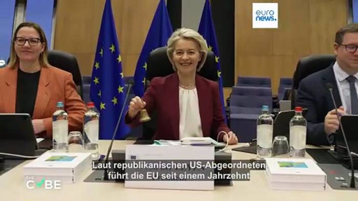 News video: US-Republikaner werfen EU-Kommission Zensur vor – Streit um Meinungsfreiheit