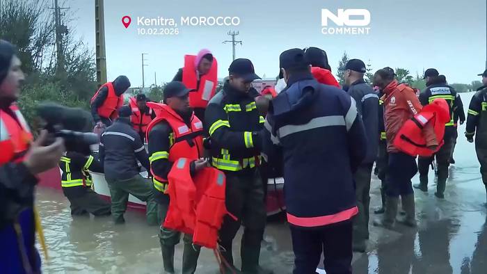 News video: Überschwemmungen und Erdrutsche legen Alltag in Nordmarokko lahm