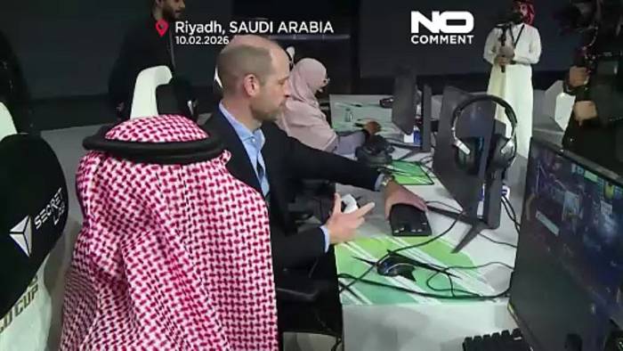 News video: Prinz William zockt bei E-Sport-Turnier in Riad mit