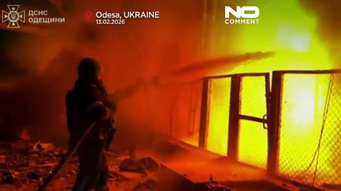 News video: Ukraine: Schwerer russischer Drohnenangriff auf Hafen von Odessa und Energieanlagen