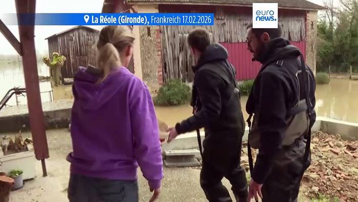 News video: Überschwemmungen in Frankreich: Alarmstufe Rot bleibt teils bestehen