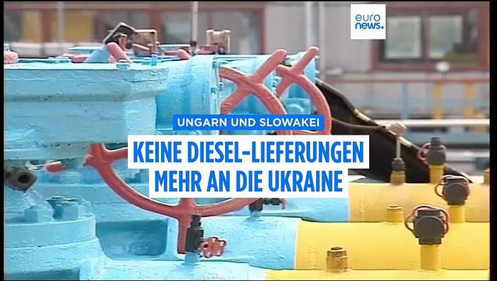 News video: Streit um Öltransit: Ungarn und Slowakei stoppen Diesel-Exporte in die Ukraine