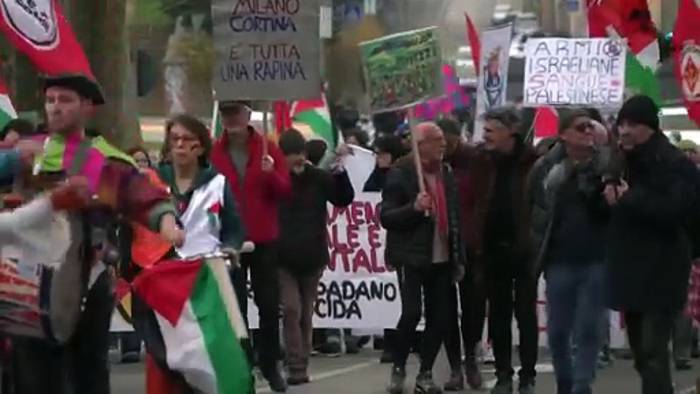 News video: Protest in Verona: Italiens Winterspiele sind Steuergeldverschwendung