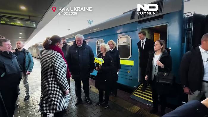 News video: Von der Leyen in Kyjiw zum vierten Jahrestag des russischen Angriffskriegs