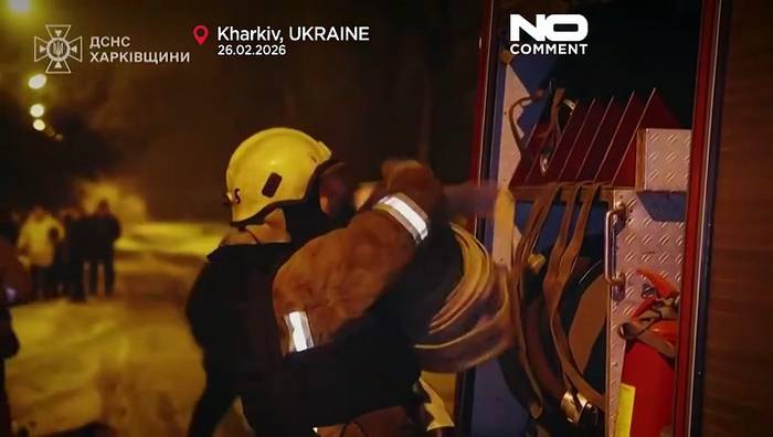 News video: Nächtliche russische Angriffe erschüttern Charkiw und Saporischschja, Dutzende Verletzte