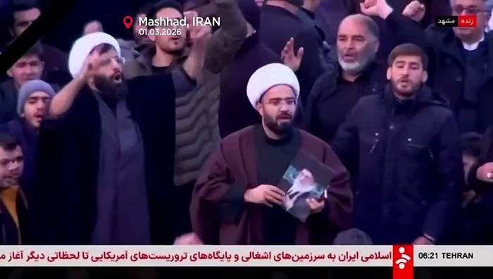 News video: Trauernde strömen nach Maschhad nach Tod von Irans Religionsoberhaupt Chamenei
