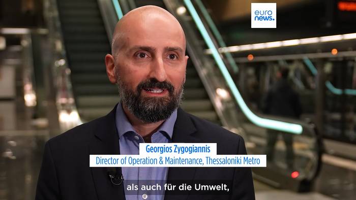 News video: Interview: Wie die neue U-Bahn von Thessaloniki die Stadt verändert hat