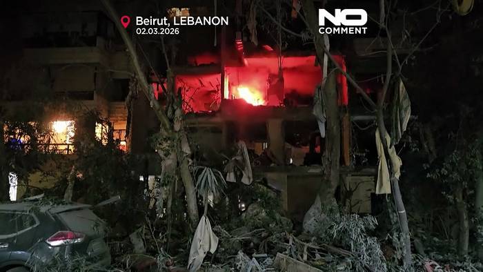 News video: Bewohner fliehen aus Beiruts Süden nach israelischen Angriffen auf Hisbollah