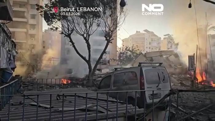News video: Israels Luftschläge verwüsten Beirut: Libanon zählt Tote und Verletzte