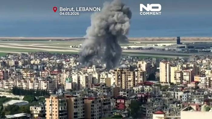 News video: Neue Luftangriffe auf Beiruts Süden nach israelischer Warnung