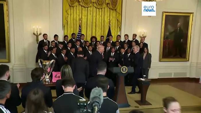 News video: Messi und Inter Miami treffen Trump im Weißen Haus